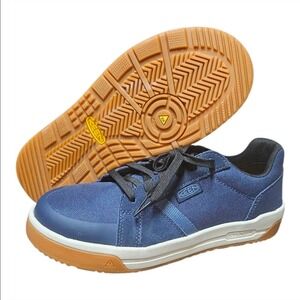 Keen Utility Kenton Work Shoes Mens 7.5 EE Navy Blue EH Carbon Toe 1029117EE New